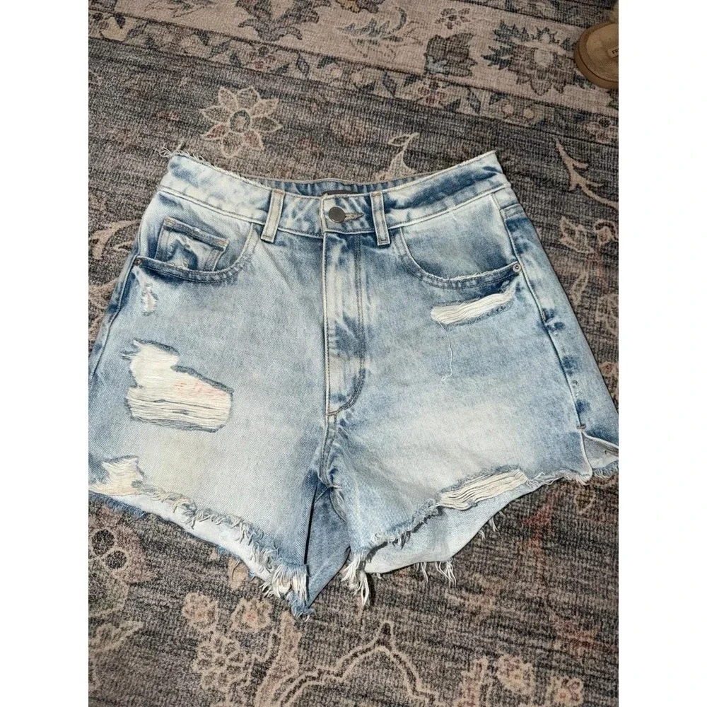 DL1961 Emilie High Rise DL Vintage Jean Shorts 25
